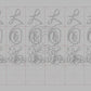 Calligraphy Water Mat - 10 Da Qualities - SMALL Character